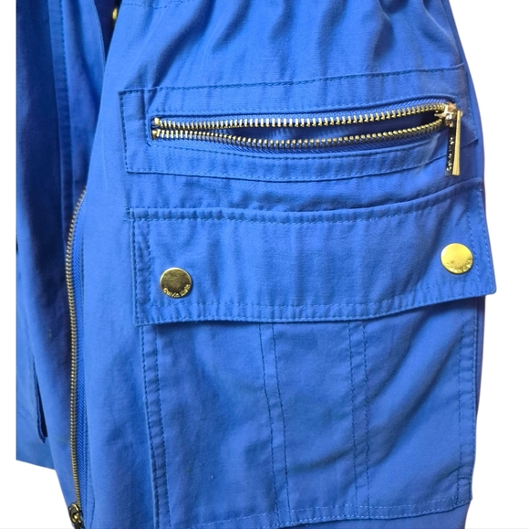 Calvin Klein Women's Large Utility Jacket in Vibrant Blue - Picture 4 of 8